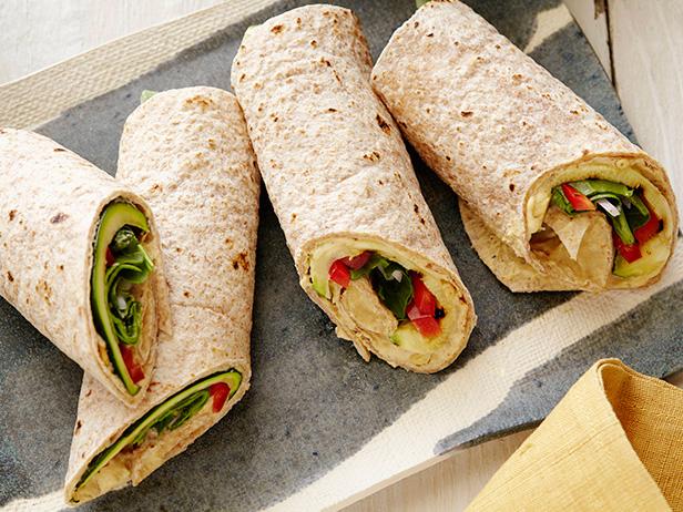 Hummus + Veggies Wrap