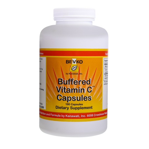Image of Buffered Vitamin C | 180 Capsules - Bevko Vitamins