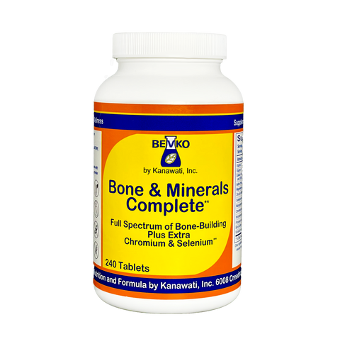 Image of Bone & Minerals Complete | 240 Tablets - Bevko Vitamins