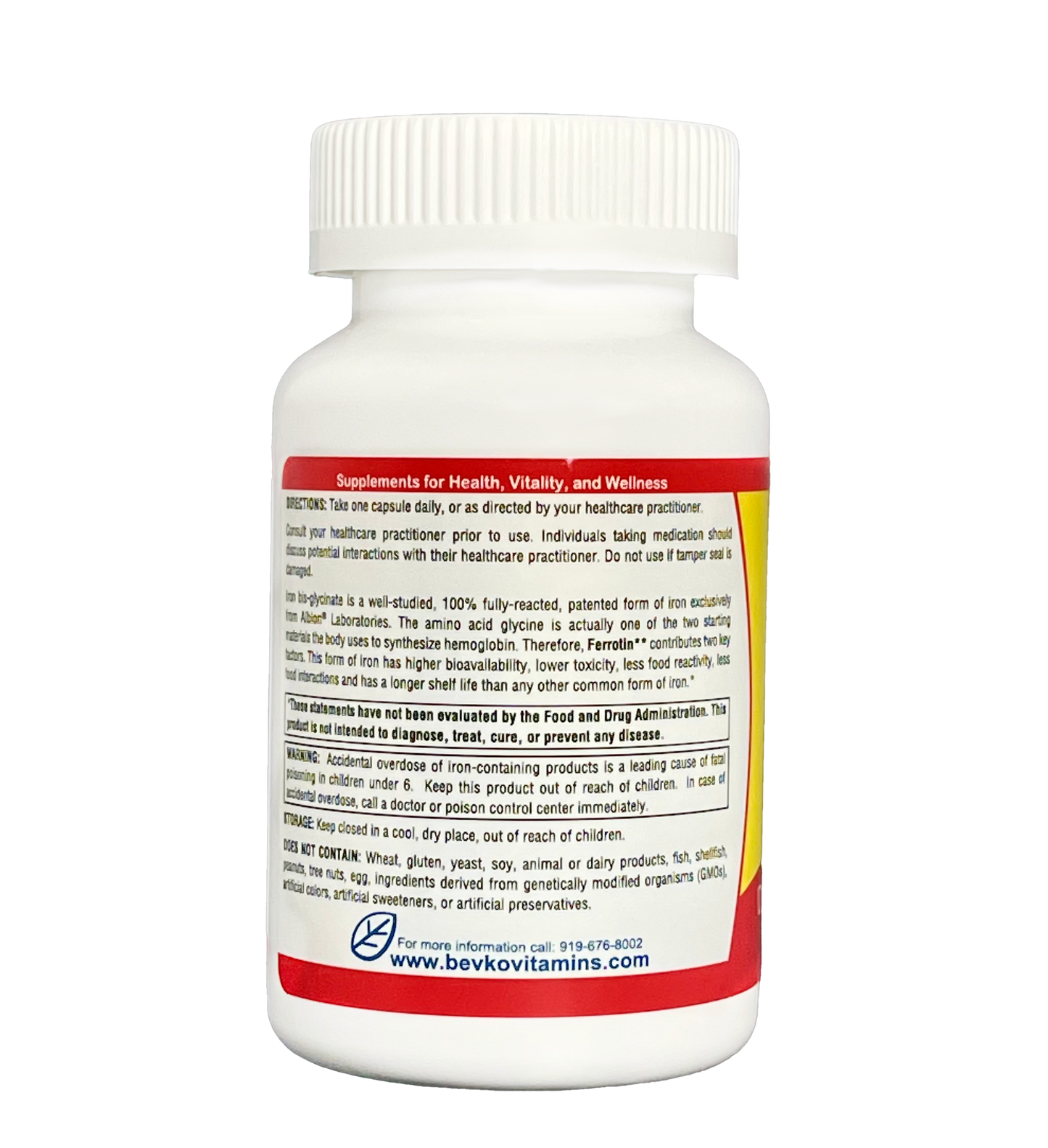 Ferrotin | 120 Capsules - Bevko Vitamins