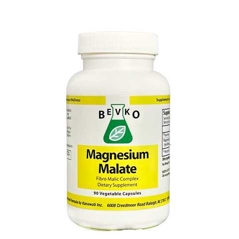Image of Magnesium Malate | 90 Capsules - Bevko Vitamins