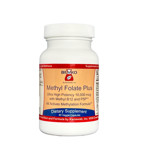 Image of Methyl Folate Plus | 90 Capsules - Bevko Vitamins
