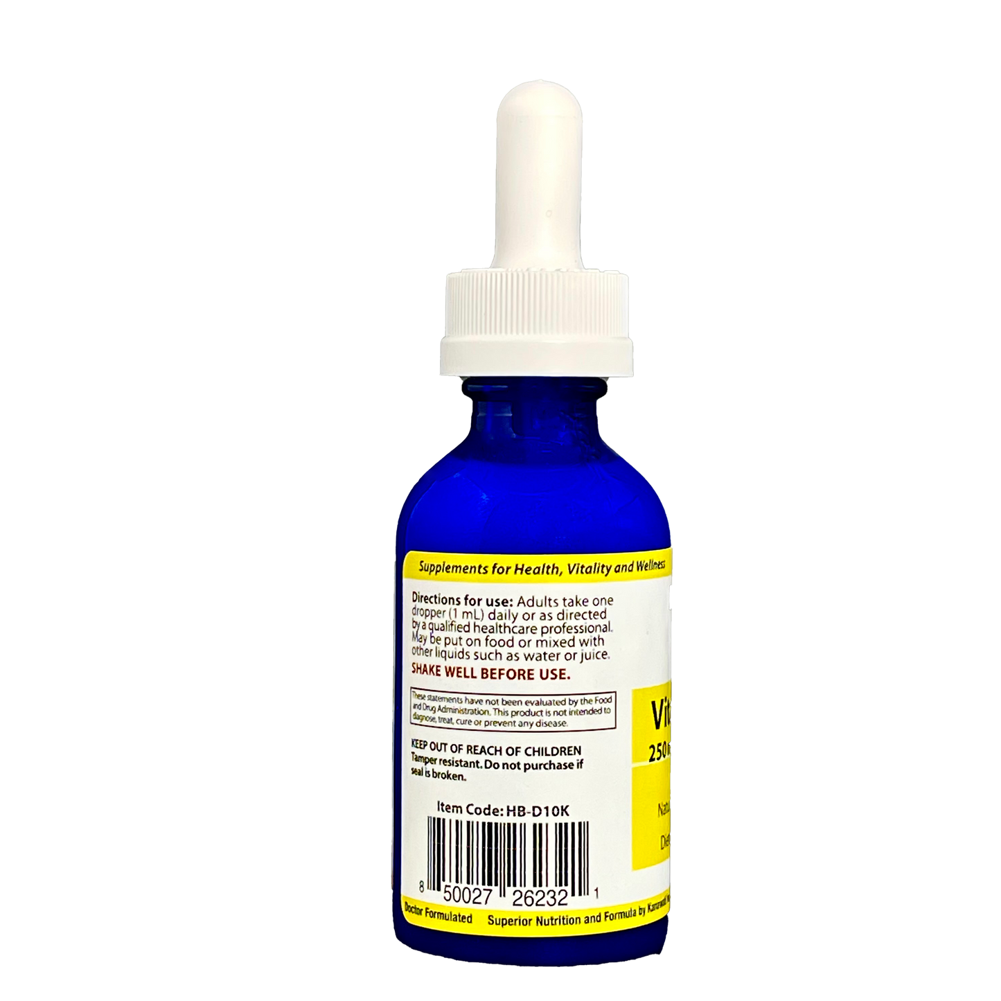Vitamin D3 Liquid | 2 fl oz - Bevko Vitamins