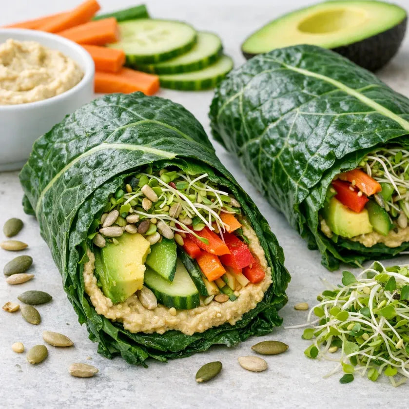 Hummus Veggie Wrap