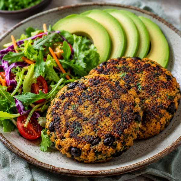 Kabocha Squash Bean Patties