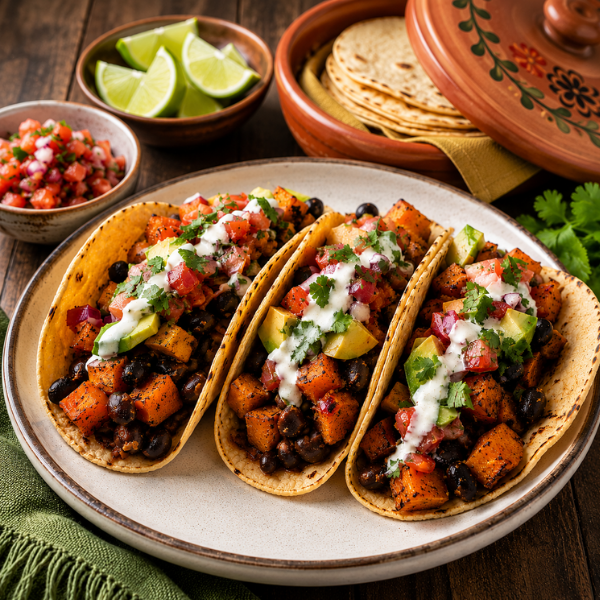 Sweet Potato & Black Bean Tacos