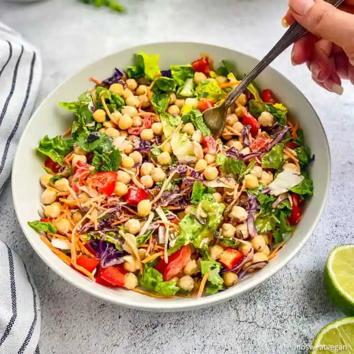 Rainbow Chickpea Salad