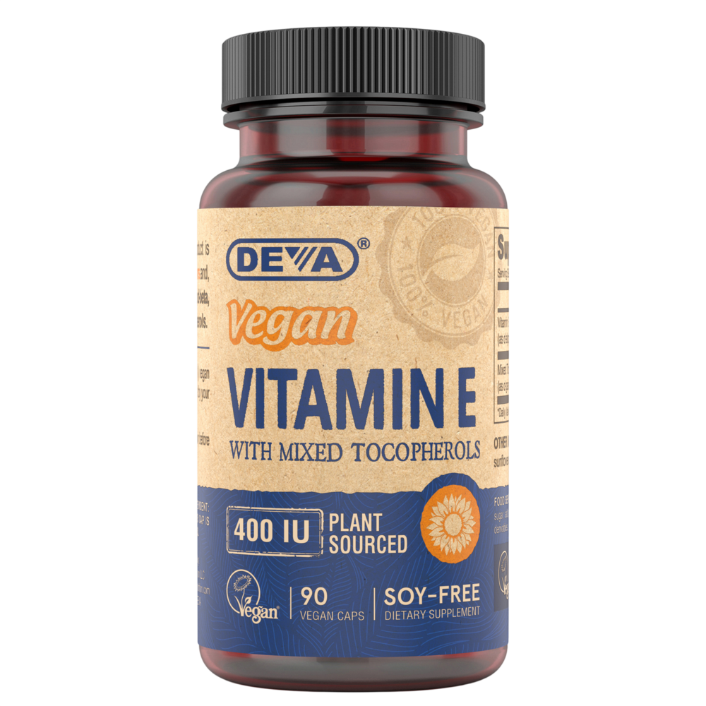 Vegan Vitamin E (DEVA) | 90 Capsules