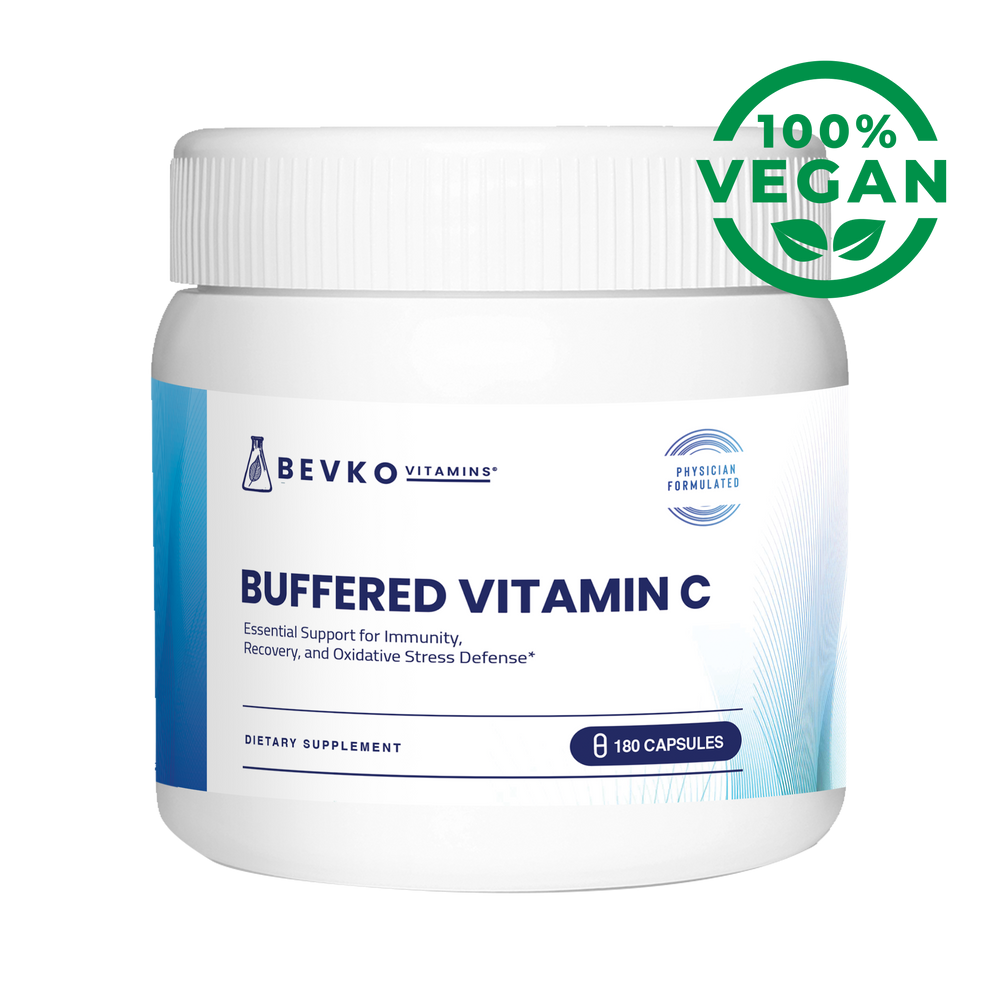 
                      
                        Buffered Vitamin C | 180 Capsules Vegan
                      
                    