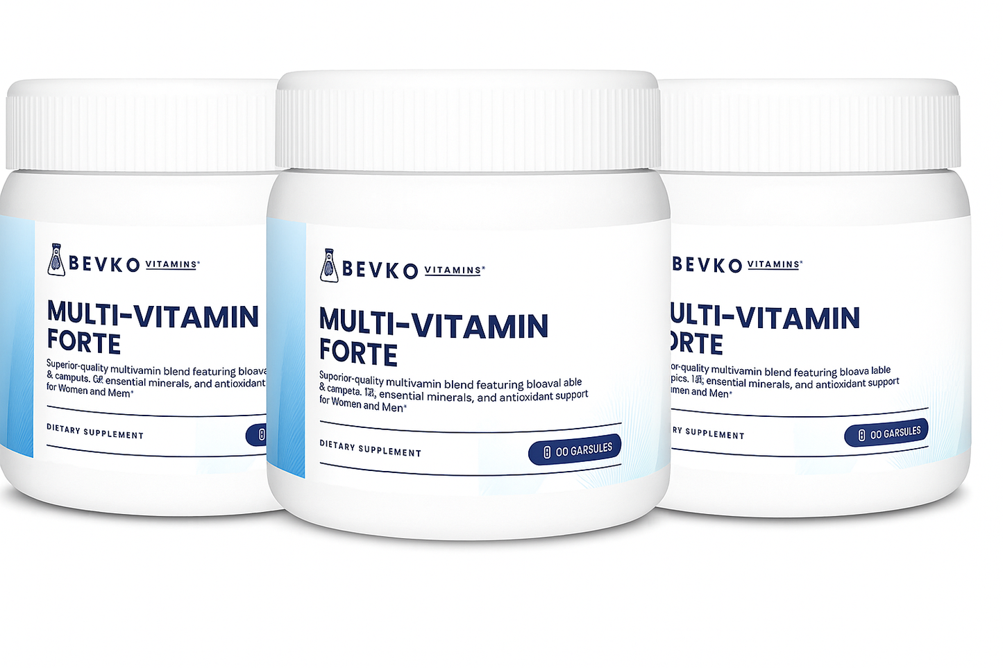 Multi Vitamin Forte | 90 Capsules | Vegan - Bevko Vitamins