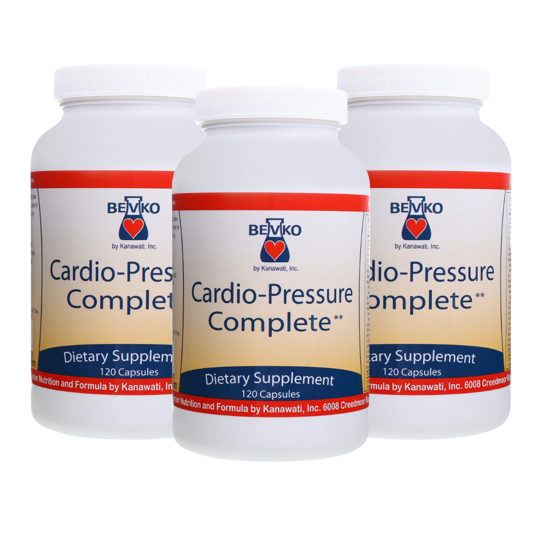 Cardio-Pressure Complete | 120 Capsules | Vegan