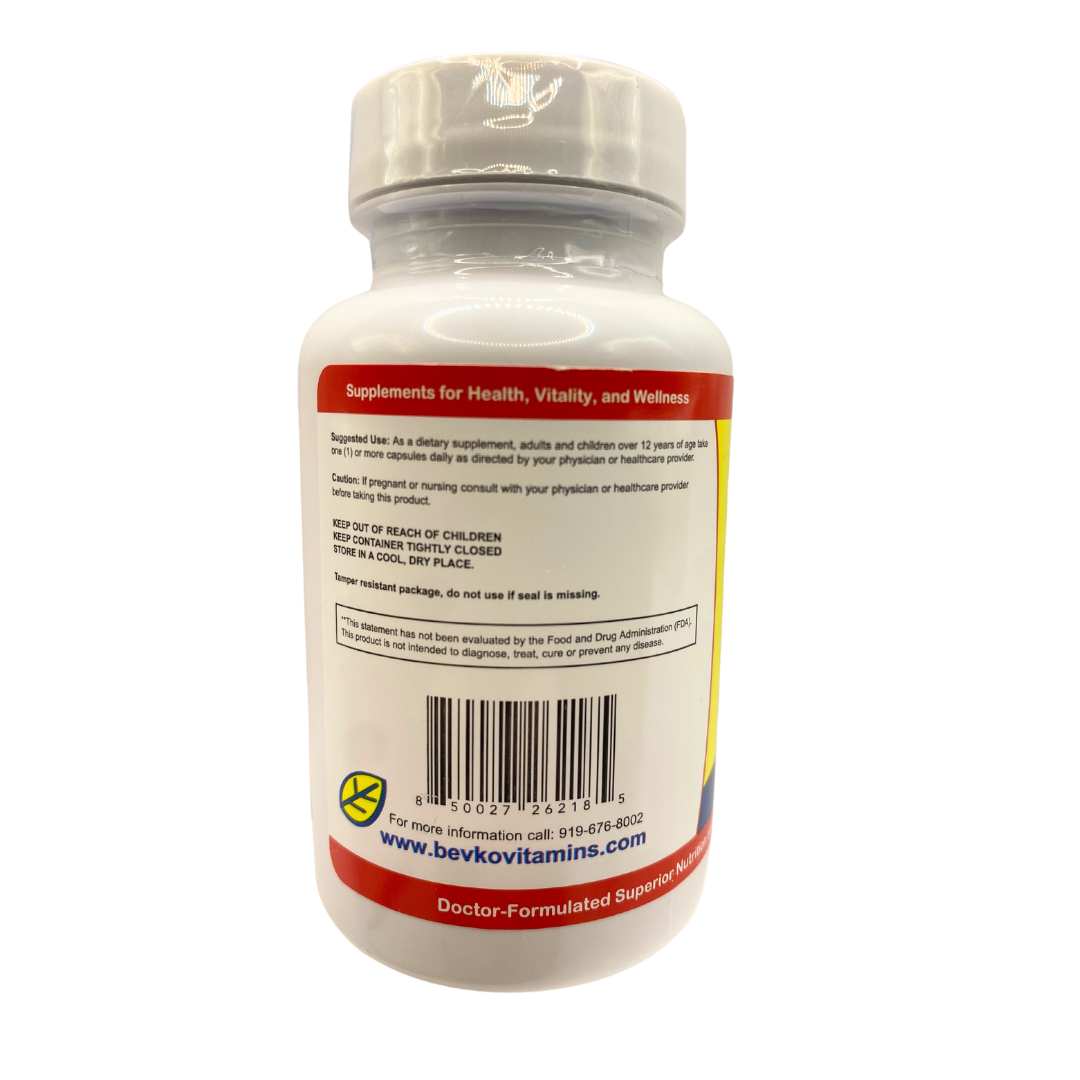 Alpha Lipoic Acid | 60 Capsules Vegan - Bevko Vitamins