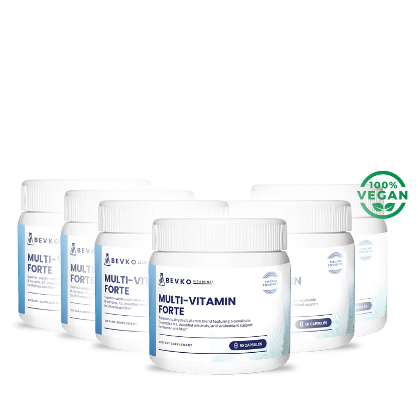 
                      
                        Multi Vitamin Forte | 90 Capsules | Vegan - Bevko Vitamins
                      
                    