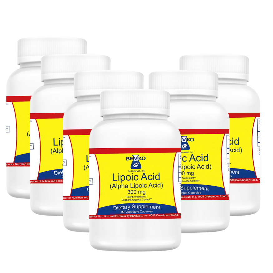 
                      
                        Alpha Lipoic Acid | 60 Capsules Vegan - Bevko Vitamins
                      
                    