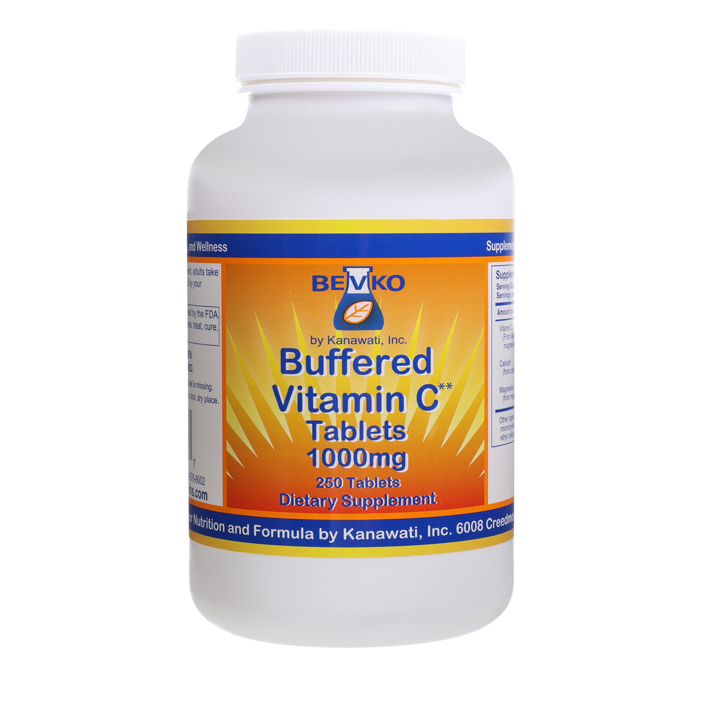 
                      
                        Buffered Vitamin C 1000 mg | 250 Tablets - Bevko Vitamins
                      
                    