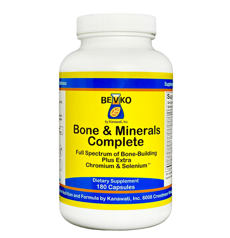 Bone & Minerals Complete | 180 Capsules - Bevko Vitamins