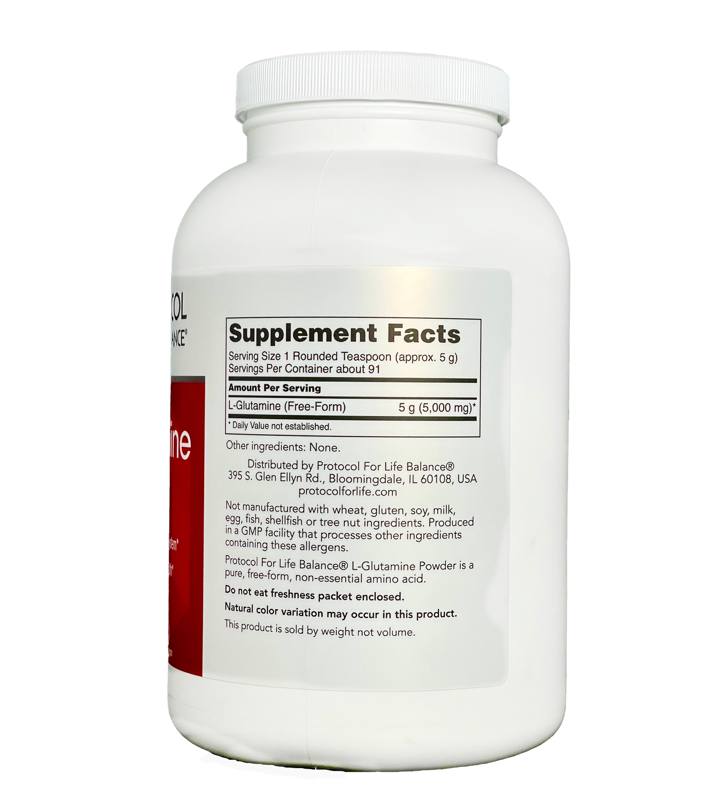 L-Glutamine Powder | 1 lb. - Bevko Vitamins