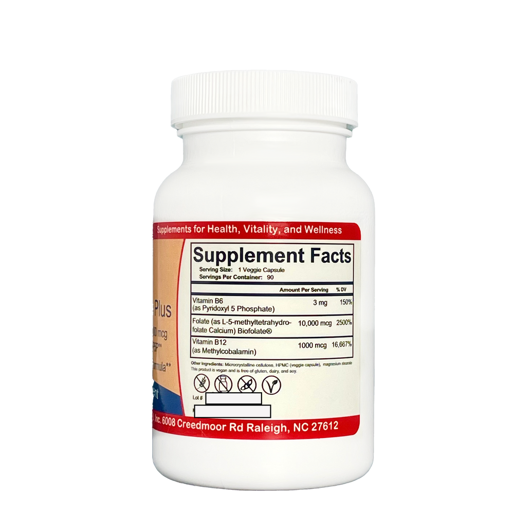 
                      
                        Methyl Folate Plus | 90 Capsules - Bevko Vitamins
                      
                    