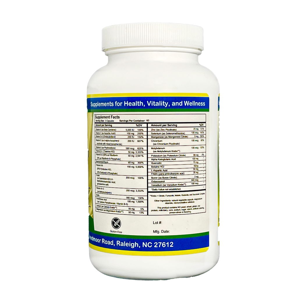 
                      
                        Multi Vitamin Forte | 180 Capsules - Bevko Vitamins
                      
                    