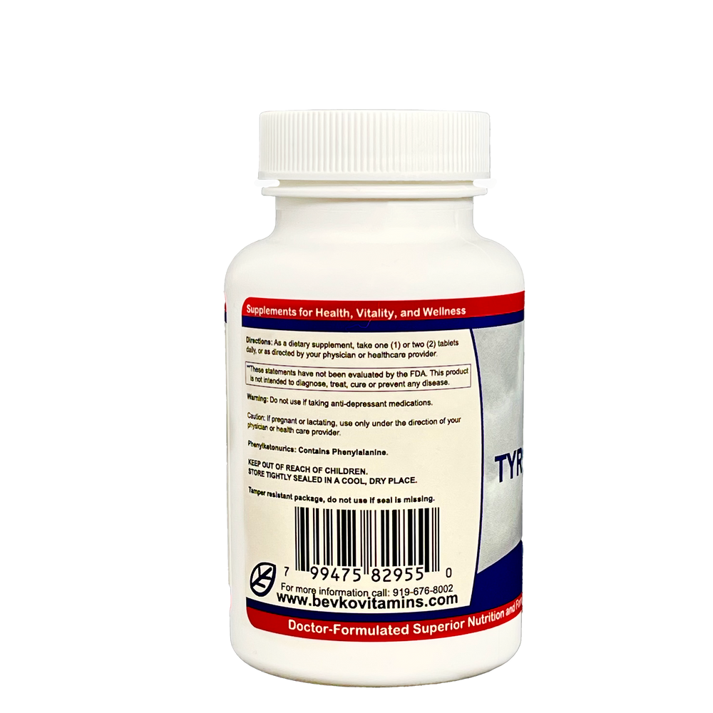 
                      
                        Tyro-HTP Plus | 60 Tablets - Bevko Vitamins
                      
                    