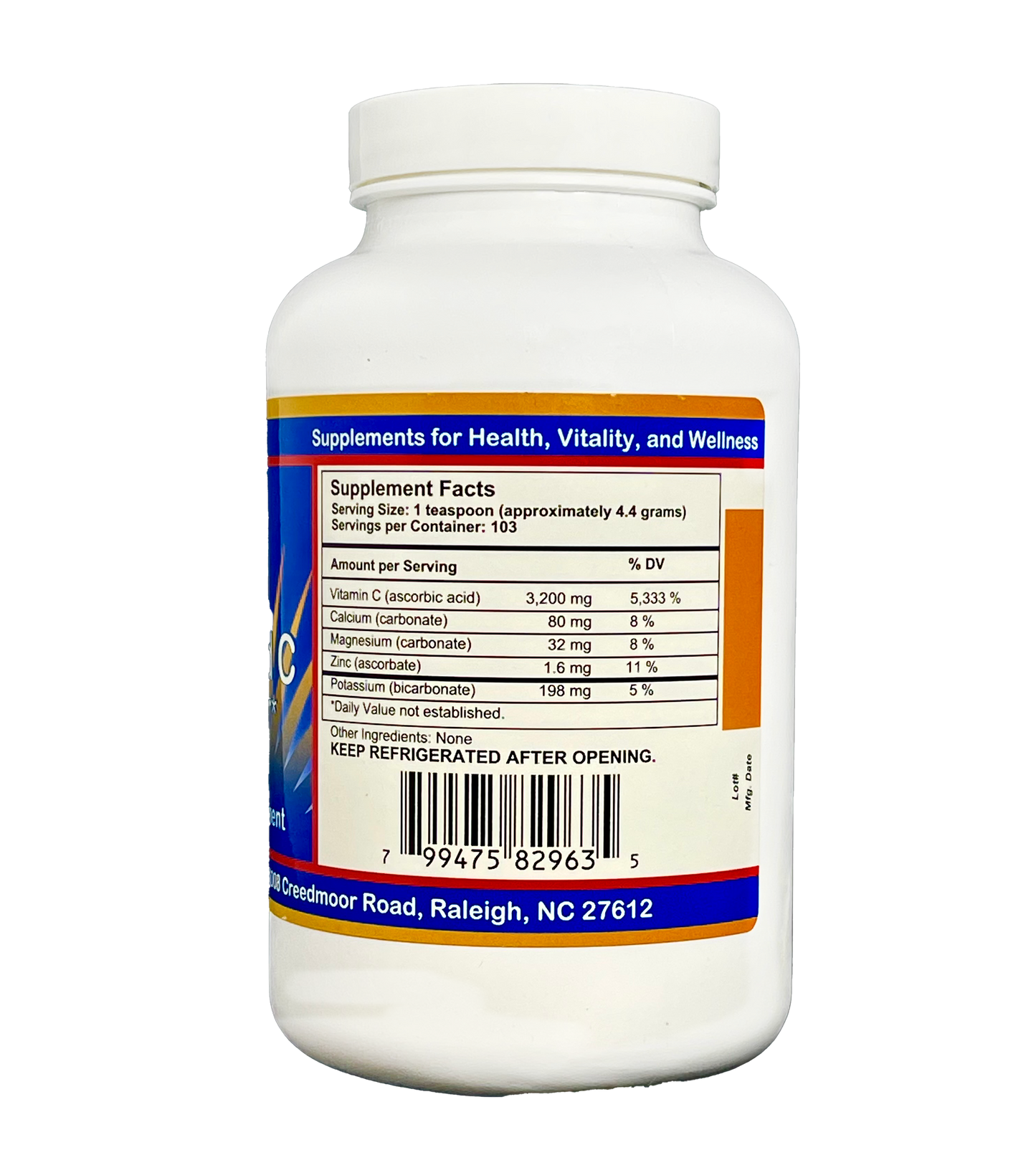 Buffered Vitamin C | Powder - Bevko Vitamins