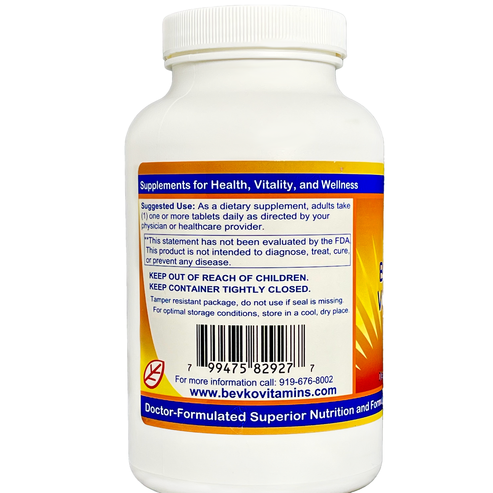 
                      
                        Buffered Vitamin C 1000 mg | 250 Tablets - Bevko Vitamins
                      
                    