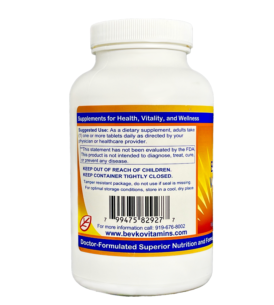 Buffered Vitamin C 1000 mg | 250 Tablets - Bevko Vitamins