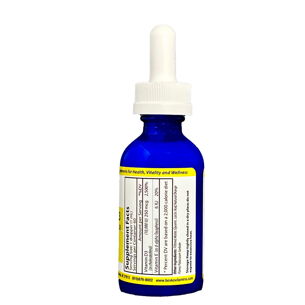 
                      
                        Vitamin D3 Liquid | 2 fl oz - Bevko Vitamins
                      
                    