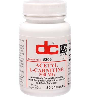 Acetyl L-Carnitine | 30 Capsules - Bevko Vitamins